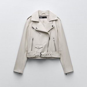 ZARA FAUX LEATHER JACKET